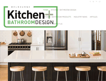 Tablet Screenshot of melbourne.kitchenandbathroomdesign.com.au