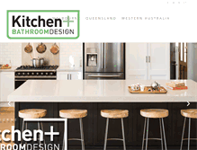 Tablet Screenshot of kitchenandbathroomdesign.com.au